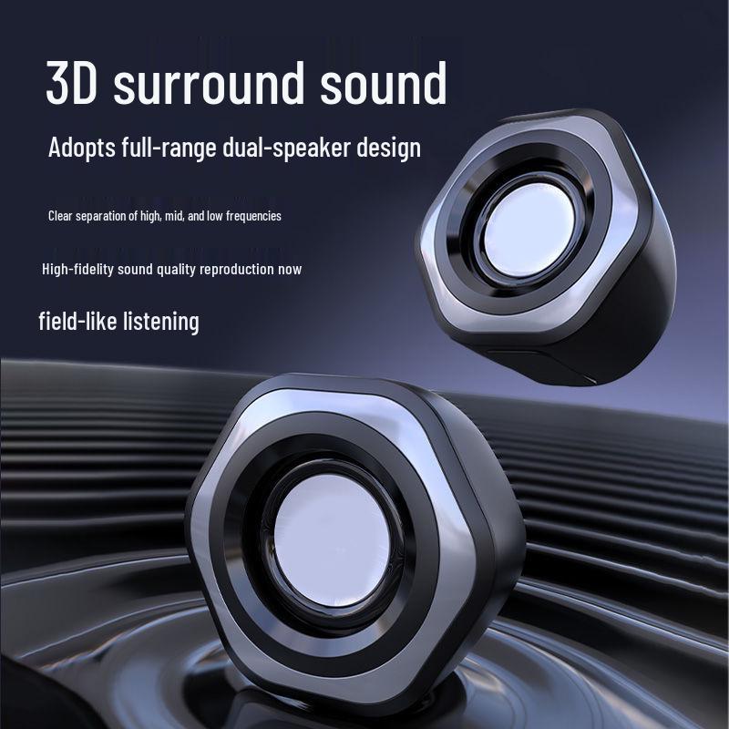 USB Wired Portable Mini Speaker for Desktop and Laptop