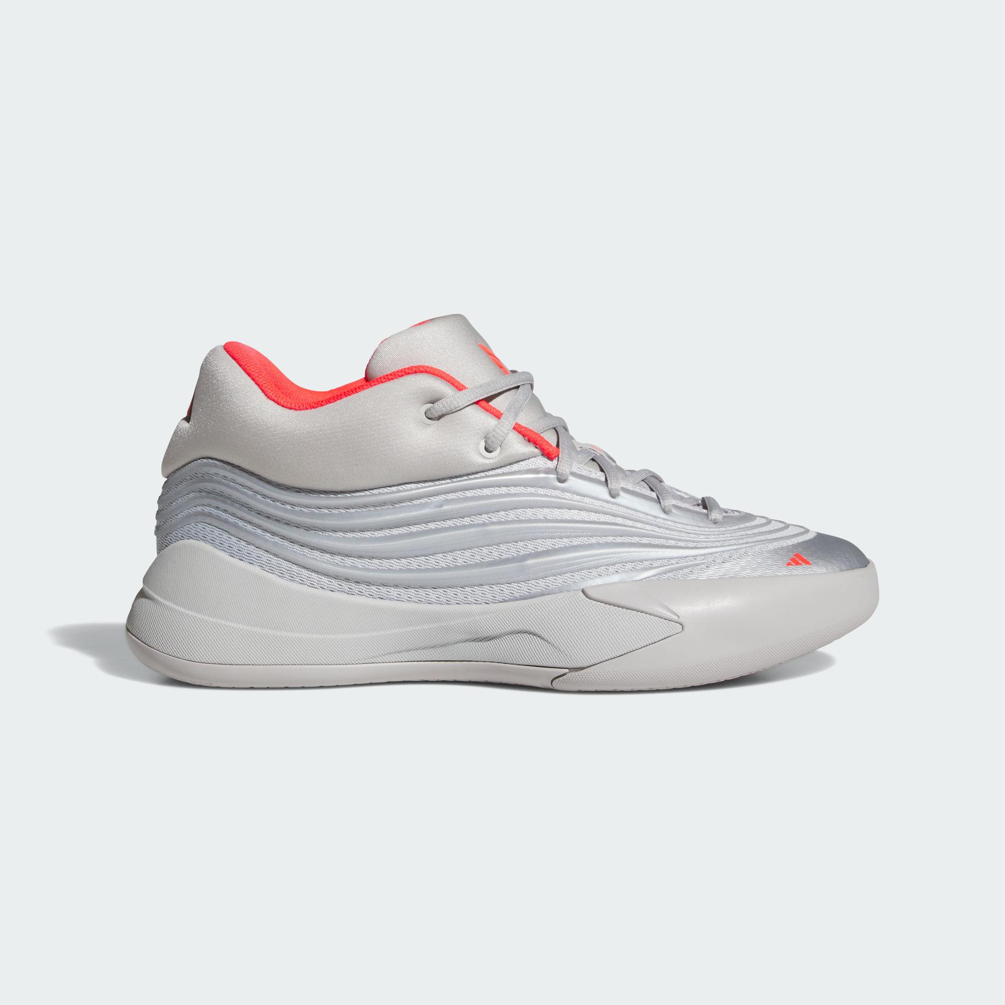 adidas Dame 10 Silver Metallic Lucid Red 44.5