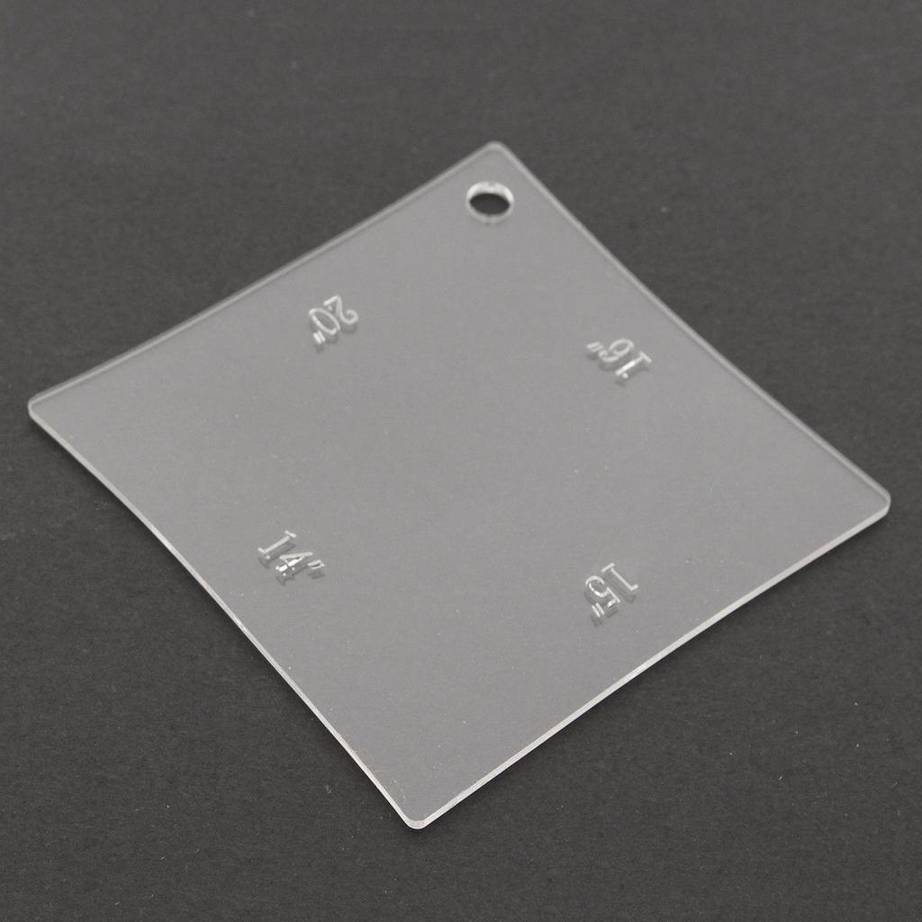 2pcs Guitar Radius Gauge Fretboard Fingerboard Measuring Ruler Guitar Fret Measuring Instrument Repair Measuring Tool