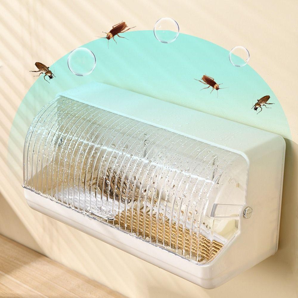Plastic Wall Mounted Chopstick Storage Box Large Capacity Cutlery Organizer  Bathroom