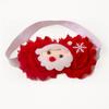 New Christmas Day, Baby Santa Flowers Headscarf Kids Dress Up Hair Accessories Baby Headband