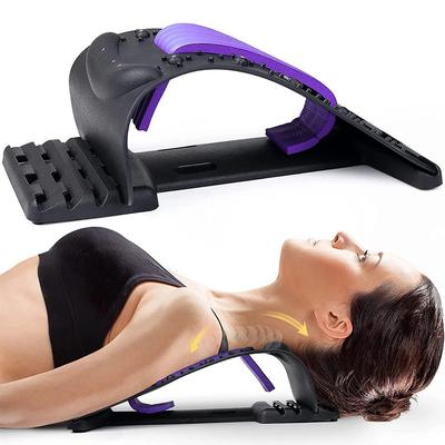 Stretching Schiena Colonna Lombare Corregge Massaggiatore per il Collo Regolabile a Multi-Livello Lenitivo Lombare Esercizio per Cifosi Attrezzatura per lo Stretching