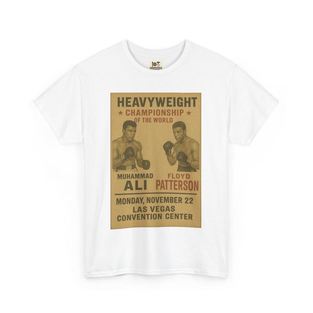 

Boxing Championship Tee, Retro Ali vs Patterson Shirt, Unisex Heavy Cotton Shirt S