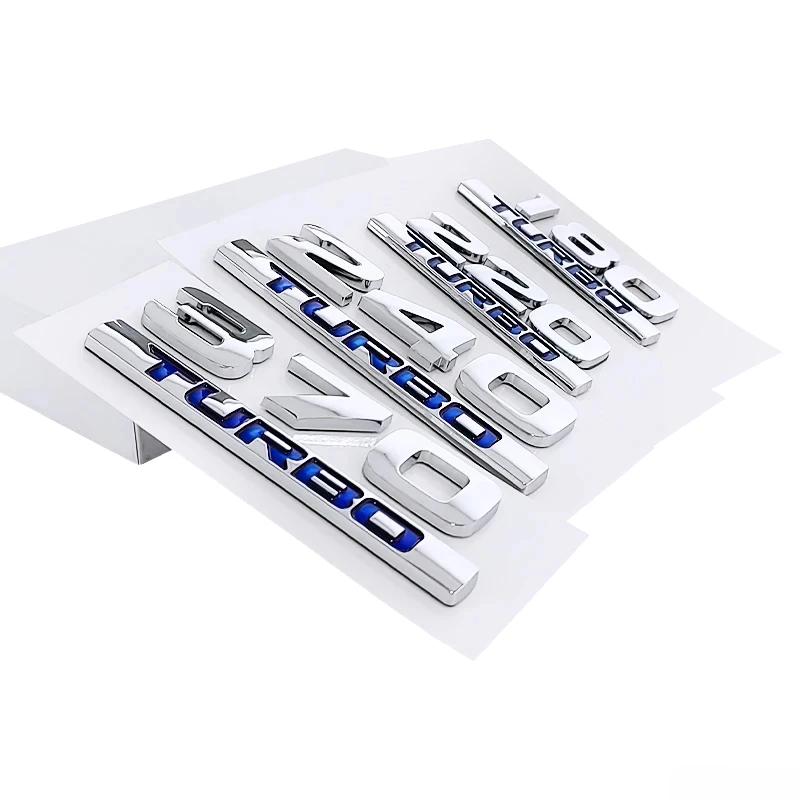 Honda Car Side Letters Emblem Rear Trunk Sticker Badge TURBO 260 220 370 240 180 230 Accord Civic City Odyssey Crosstour Decal ajb256