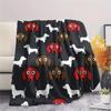 Star Puppy and Kitten Print Flannel Blanket,High Quality Comfortable for All Seasons,Home Decor,Warmth and Comfort,Perfect for Christmas Gifts