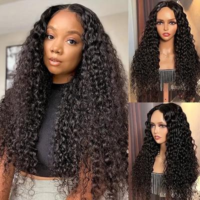 Fashion Front Lace 13*4 Chemical Fiber Headgear African Hot Selling Small Coiled Tube Long Curly Wig