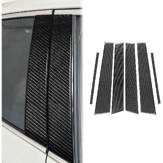 for Toyota Camry 2025-2026 Accessories A-Pillar Window Trim 2PC | Real Carbon Fiber, for Toyota Camry 2025 2026, Interior Trim Cover, Soft Thick