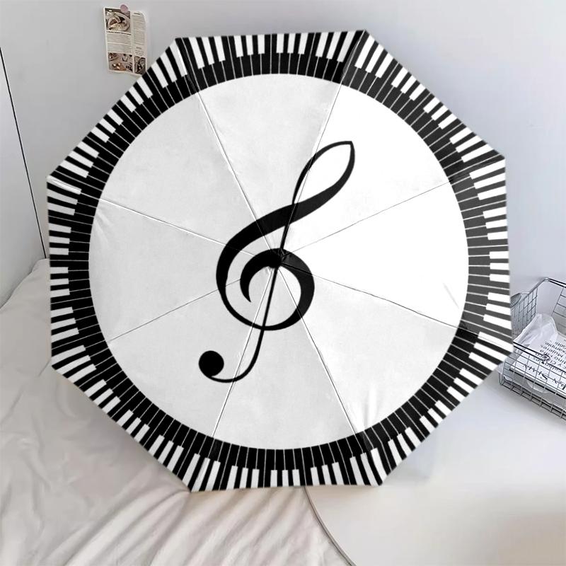 

1 шт. Автоматична складана парасолька - Мультяшний візерунок, Портативна та складана конструкція з 8 спицями, Різдвяні подарунки на День народження