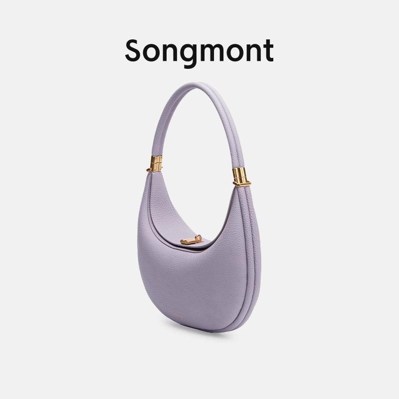 

Сумка-полумесяц Songmont Pine: Среднего размера, универсальная сумка для моды, поездок, ношения на плече и под мышкой.