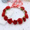 Flower Headbands Floral Garlands Crown Hair Wreath Bride Flower Crown Wedding