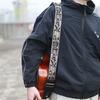 Electric Guitar Strap Adjustable PU Leather Ends Strap Acoustic Guitar Strap