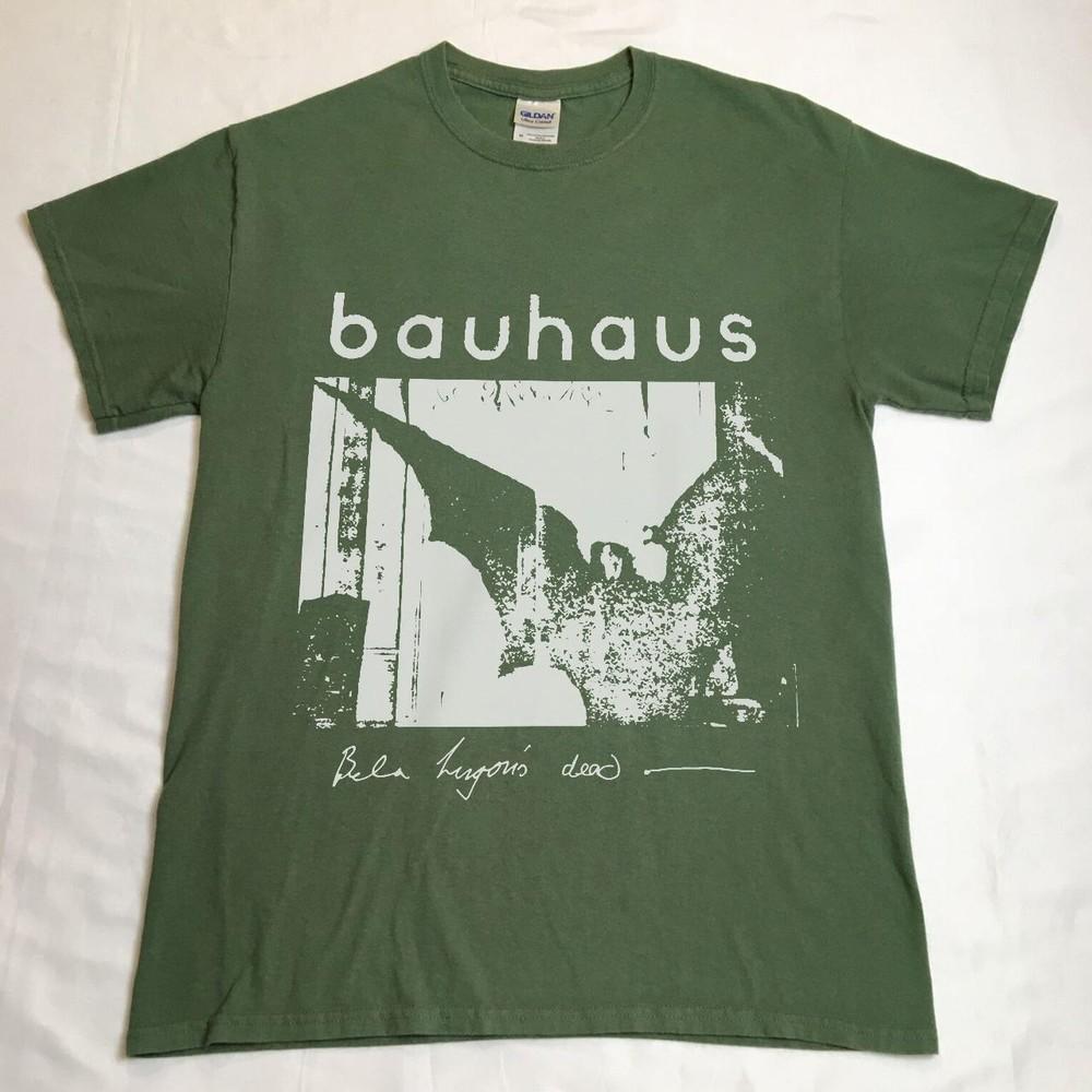 Bauhaus band Military Green Graphic T shirt Remake tee S-5XL Unisex T-Shirt S