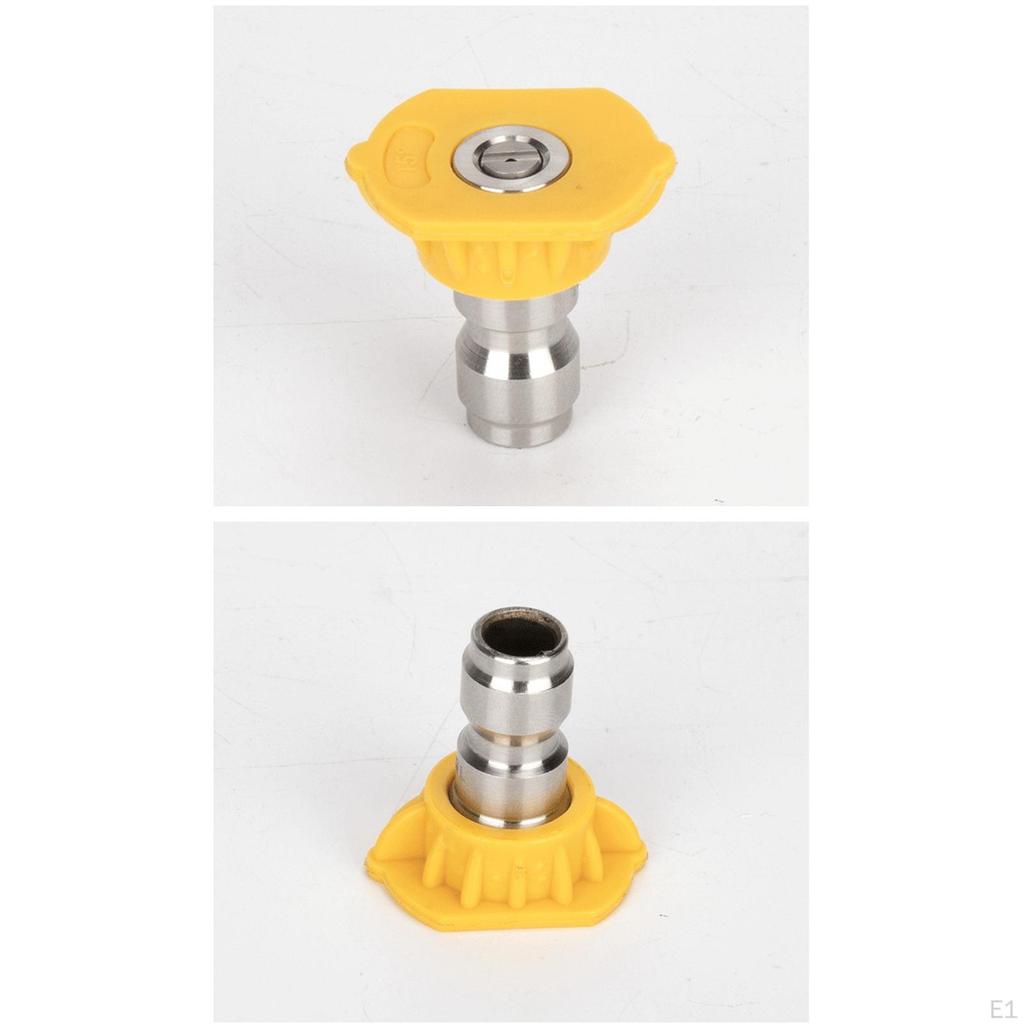 5x Pressure Washer Nozzle Tips Accessory Multi Purpose Portable with 5 Multiple Degrees