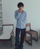 PLAC Essentials Wide Linen Denim Pants M08 Deep Blue
