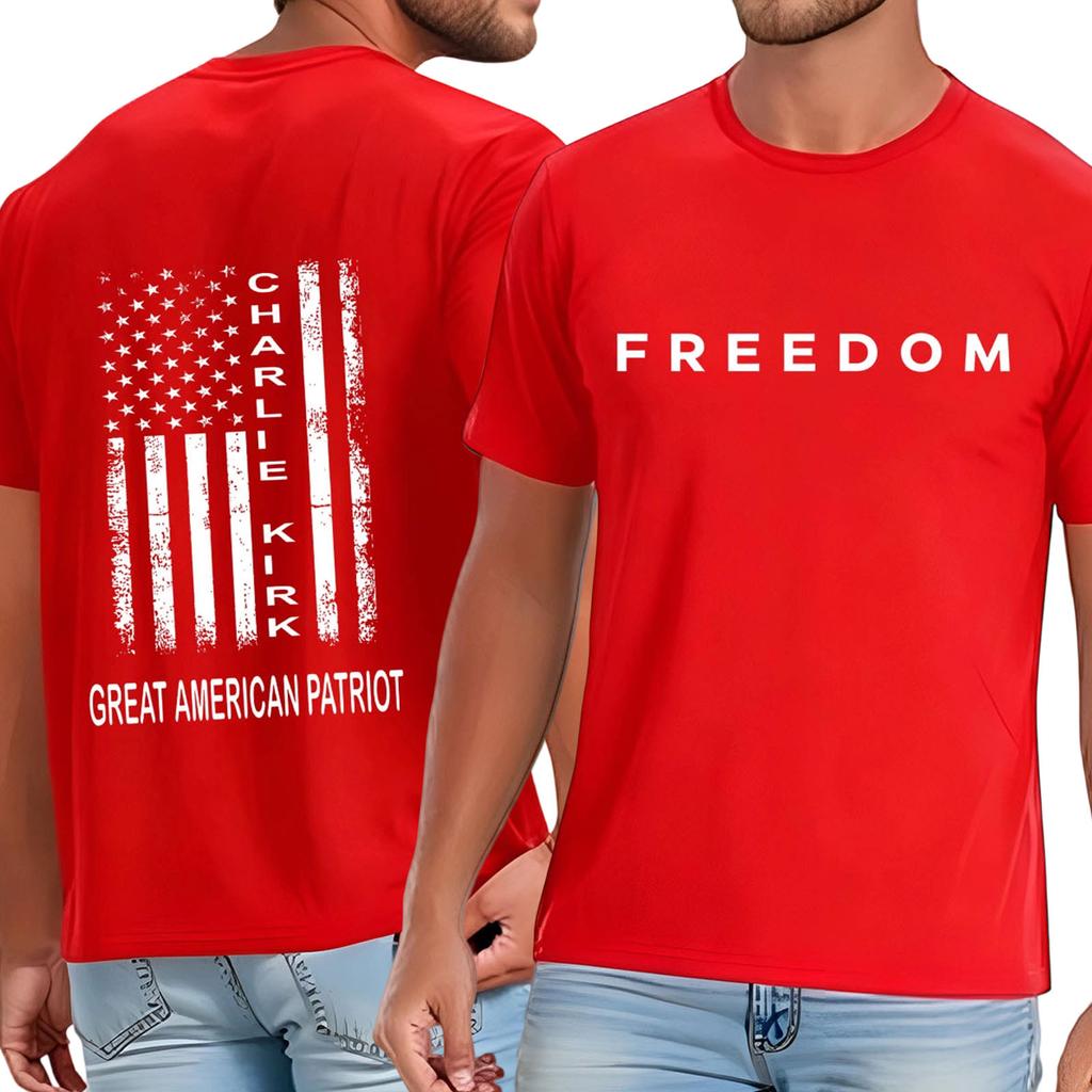 Men's Casual Daily Printed Top Round Neck T-shirt