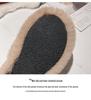 Autumn Outdoor Fashionable Furry Slippers: Trendy Flat Sole, Single Strap, and Fluffy Cotton for Home or Casual Wear.