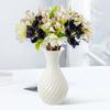 Imitation Ceramics Vase Green Plants Dried Flower Display Vase Living Room Bedroom Office Home Decor