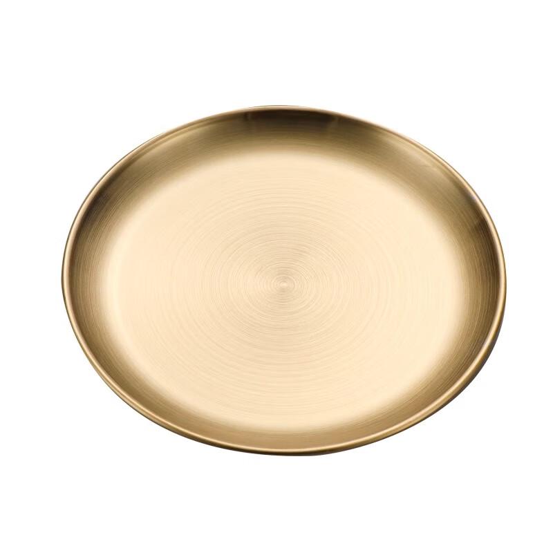 Korean Stainless Steel Serving Trays (10-Pack)