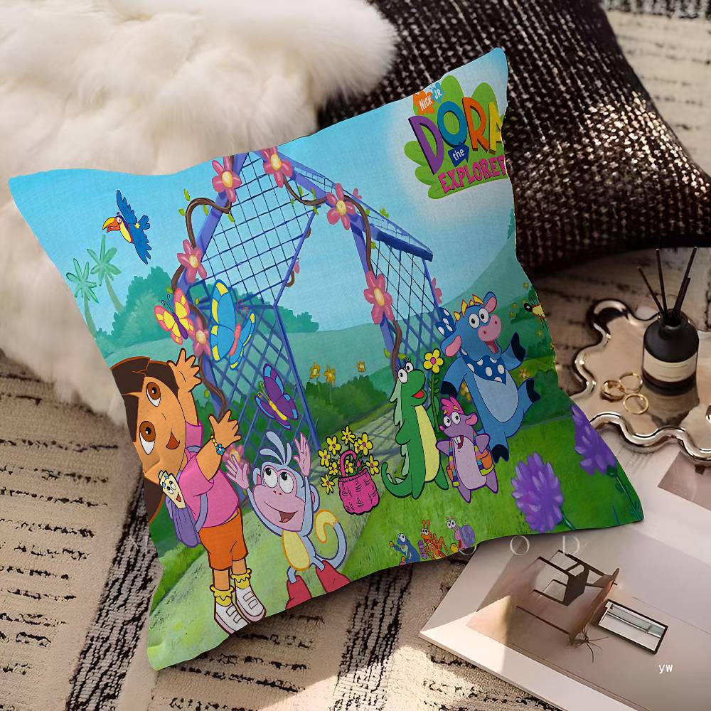 TV D-Dora The Animation Explorer Pillowcases Home Bedding Decorative Pillow Cover Wedding Super Soft Pillow Case
