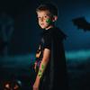 New Halloween Children's Night Light Tattoo Stickers Cartoon Cross Border Bat Party Festival Green 3D