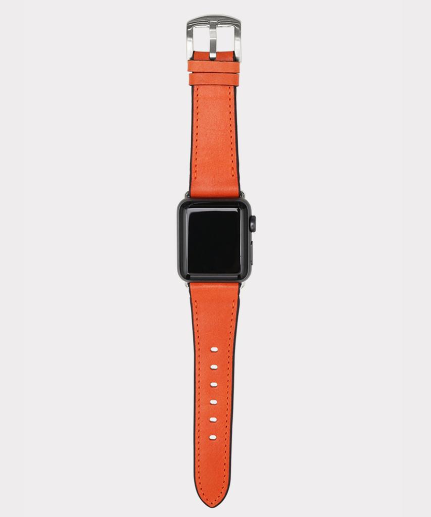 Matteu Apple Watch Italian Genuine Leather Strap (Orange) S97317