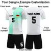 Personalised Shirts Kit Mens Girls With Name Number Custom Football Jerseys For Boys Training Suit