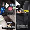 Car Trash Can With Lid Car Trash Bag Hanging With Storage Pockets Collapsible And Portable Car Garbage Bin