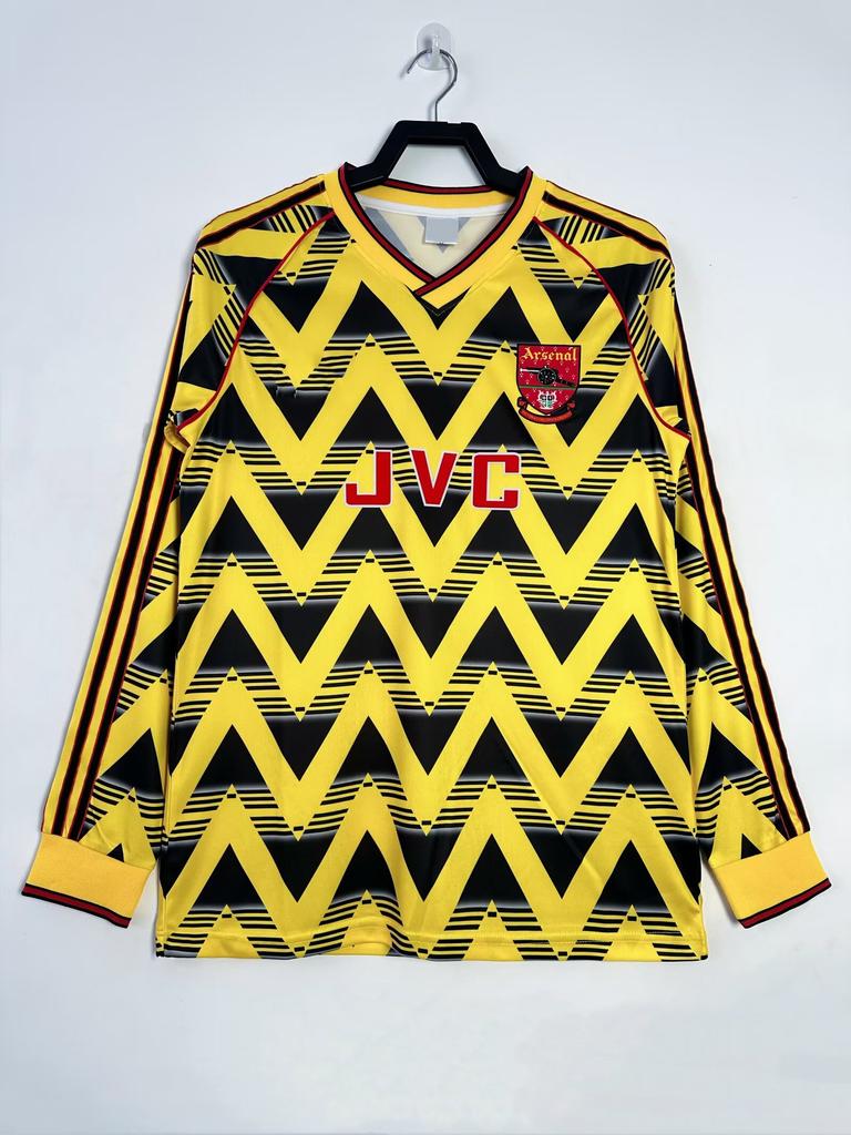 Langarm Vintage Trikot Fußballtrikot Real Madrid, Manchester United, England Arsenal, Portugal Inter Mailand AC Replica Trikot