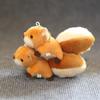 Cute And Cute Big Tail Squirrel Pendant Plush Toy Little Squirrel Doll Cartoon Bag Pendant Keychain Doll