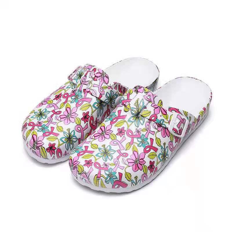 Women's Medical Slippers: Closed-Toe, Soft Sole, Protective Indoor/Outdoor Nurse Shoes