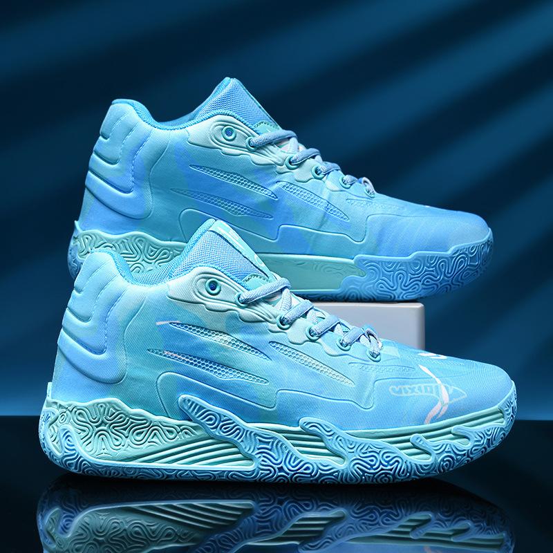 New high-quality mandarin duck shoes breathable non-slip basketball shoes male students youth outdoor sports shoes running men's shoes