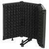 Studio Microphone Isolation Shield, Foldable Adjustable Recording Studio Equipment