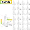 15pcs Acrylic Transparent Card Stand& Coin Stand Set, Stand Holder Display for Trading Cards, Coins, Medals, Card Holder