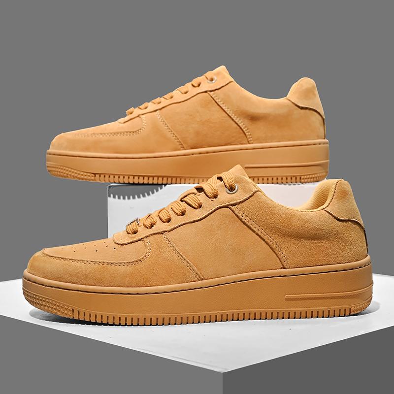 Men's Low-Top Sneakers Casual Leather Shoes 38-44