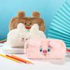 Fashion Girl Student Large Capacity School Supplies Cute Pencil Case Plush Stationery Bag