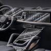 Per Porsche Cayenne Turbo GT 2024-2025 Interno Auto Console Centrale Pellicola Protettiva Trasparente in TPU Adesivo Antigraffio