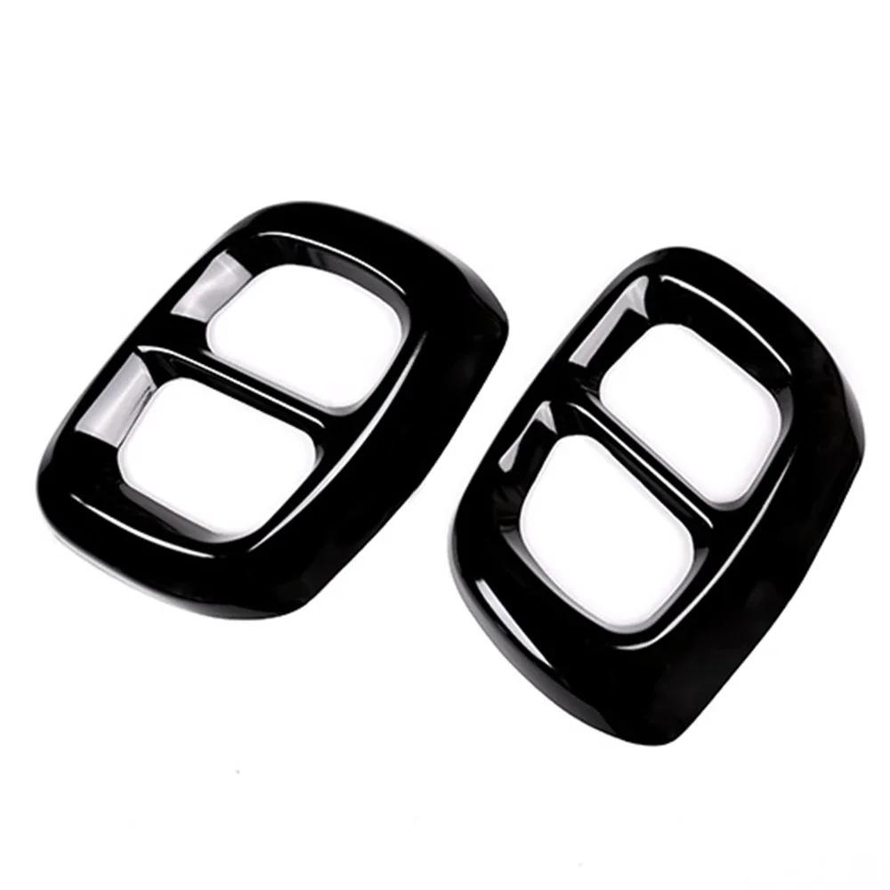 

2Pcs/Sets Glossy Black / Silver Exhaust Pipe Tips Cover For Mercedes Benz GLA X156 2015 - 2018 чорний