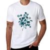 Eucalyptus Watercolor Painting Tshirt Soft Basic Cotton Short Sleeve Tee Tshirt