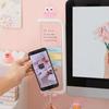Transparent Computer Screen Message Board Self-adhesive Acrylic Computer Sticky Note  Memo Stand