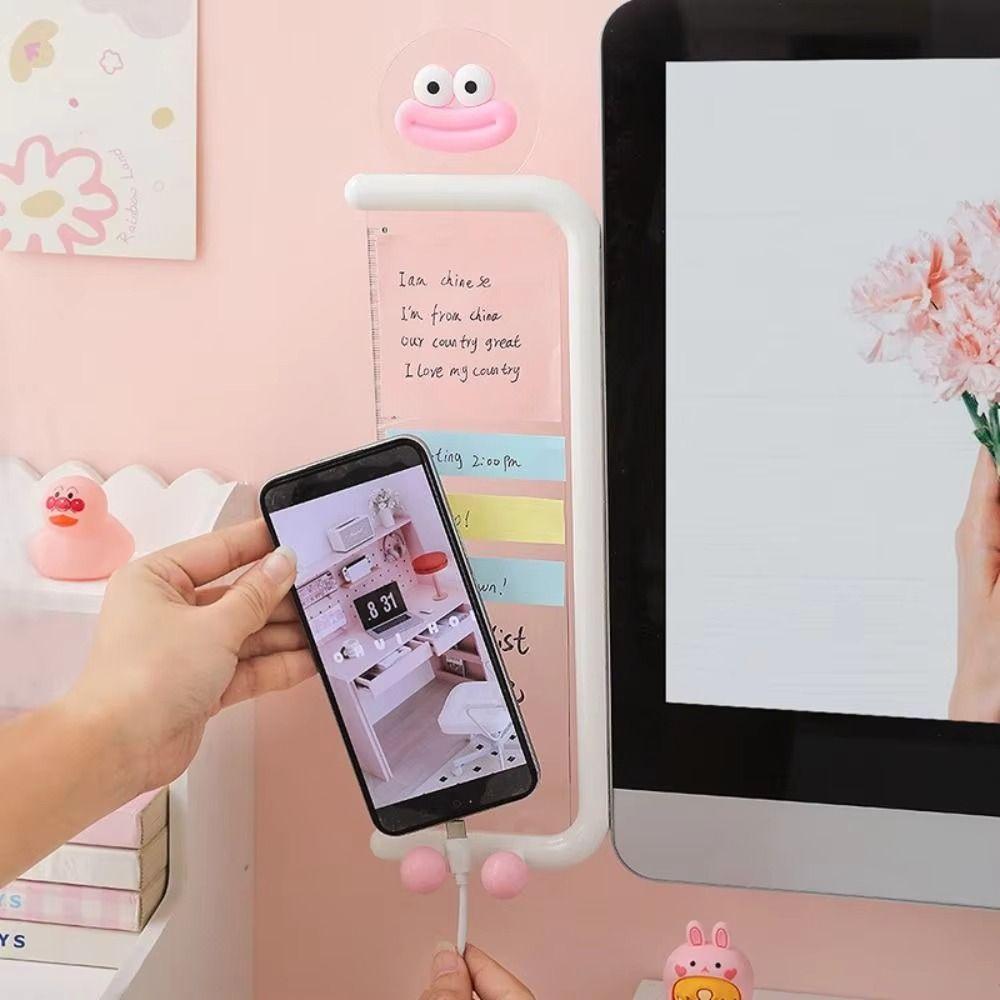 Transparent Computer Screen Message Board Self-adhesive Acrylic Computer Sticky Note  Memo Stand