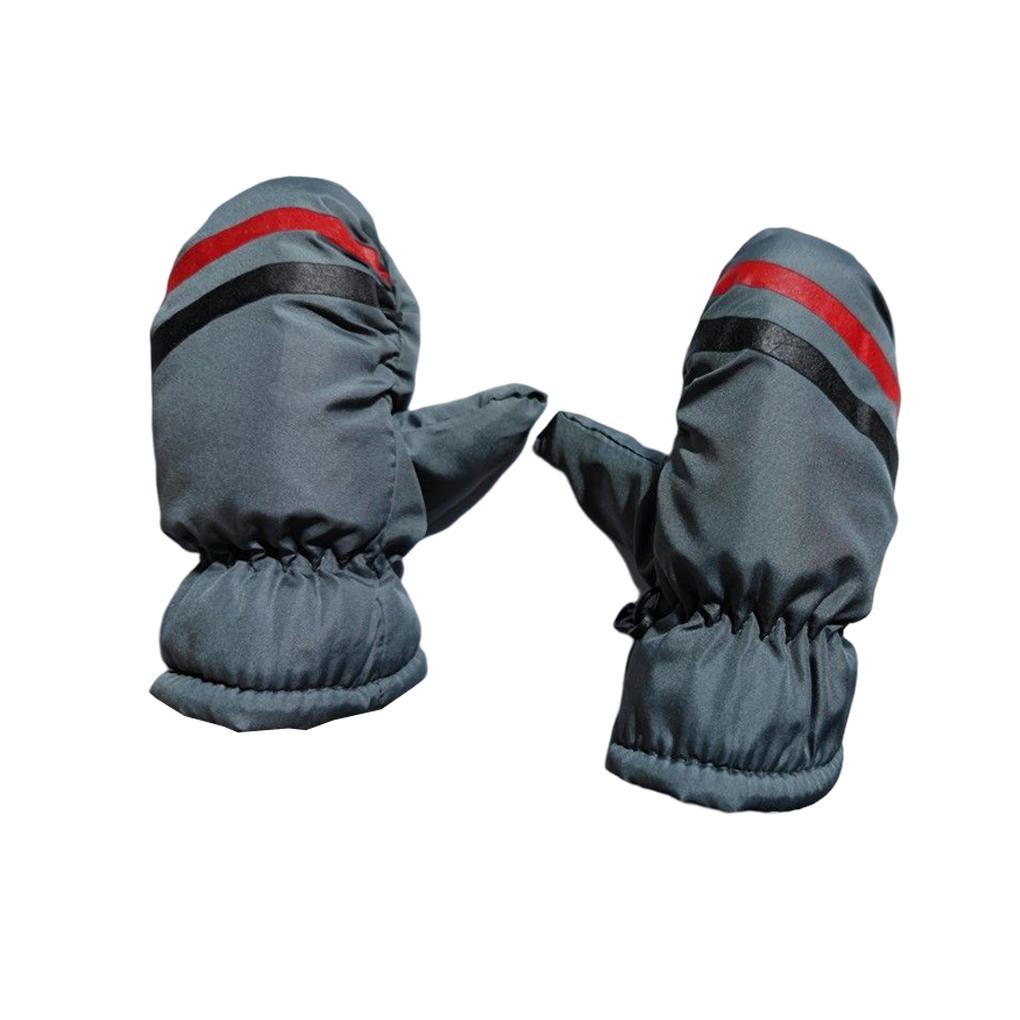 

1 пара детских варежек зимние водонепроницаемые теплые с крючком для детей спортивный инвентарь подарки аксессуары лыжи принтованные активный отдых s