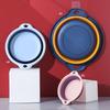 Portable Foldable Plastic Laundry Basin Travel Wash Basin Safe Durable for Bathroom Household Use