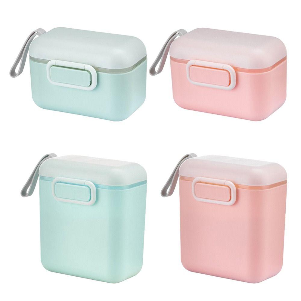 Dust-Proof Milk Powder Storage Box PP Formula Dispenser Container Snacks Container Outdoor Travel