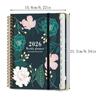 2026 Hardcover Spiral Planner & Sketch Notebook