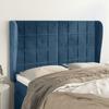 VidaXL Headboard with Ears Dark Blue 147x23x118-128 Cm Velvet3118008