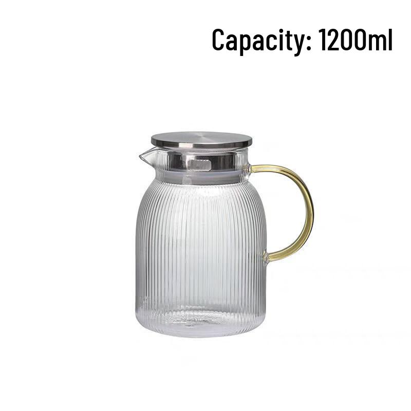 High Borosilicate Glass Cold Water and Tea Pitcher