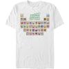 Fifth Sun Herrkläder Nintendo Animal Crossing Periodiska systemet T-shirt