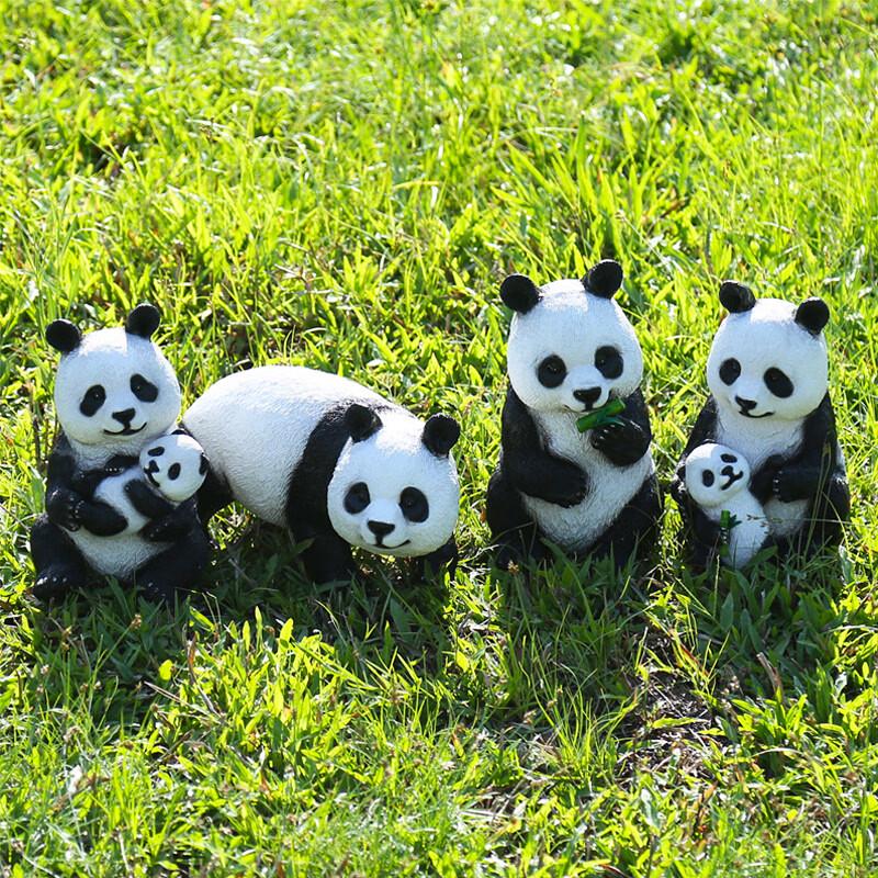 Yingshi Garden Resin Panda Ornament