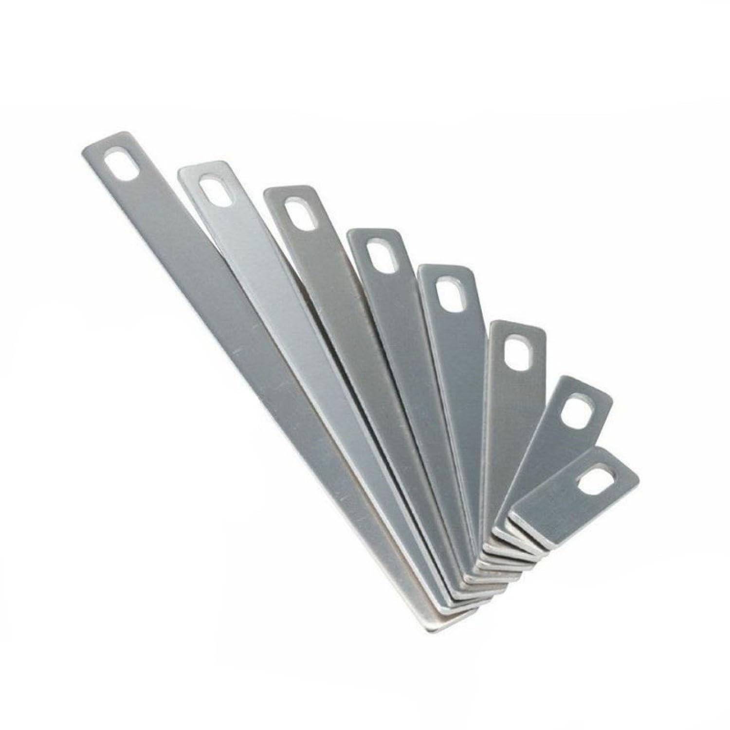 

NANKAI Aluminum Stay Mecha Stay Straight 1 Hole 175mmx19mm 0054 General-Purpose (6mmx16mm) серебряный