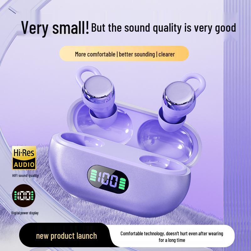 2025 Bluetooth Clip-on Sports Earphones: Noise Cancelling, Power Display, Long Battery Life, High Sound Quality